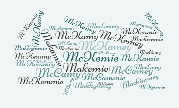 McK/McC Wordcloud